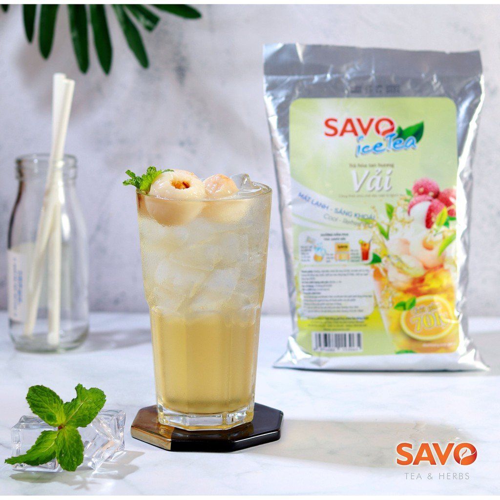  Trà SAVO Iced Tea Vải (Túi 800 g) 