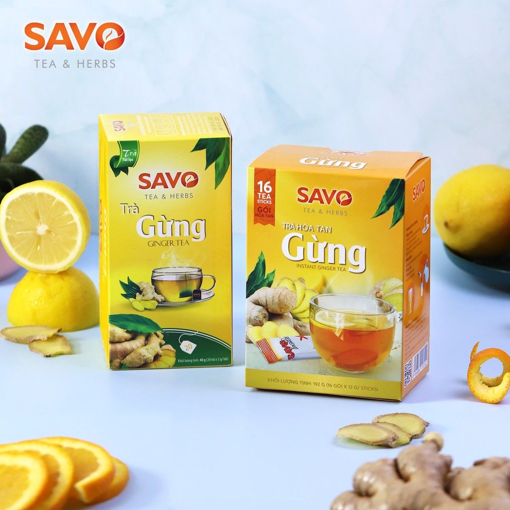  Trà SAVO Iced Tea Gừng 