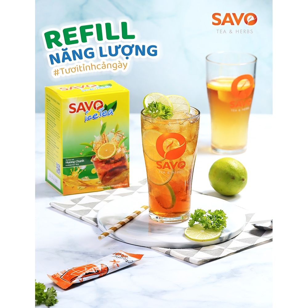  Trà SAVO Iced Tea Chanh 