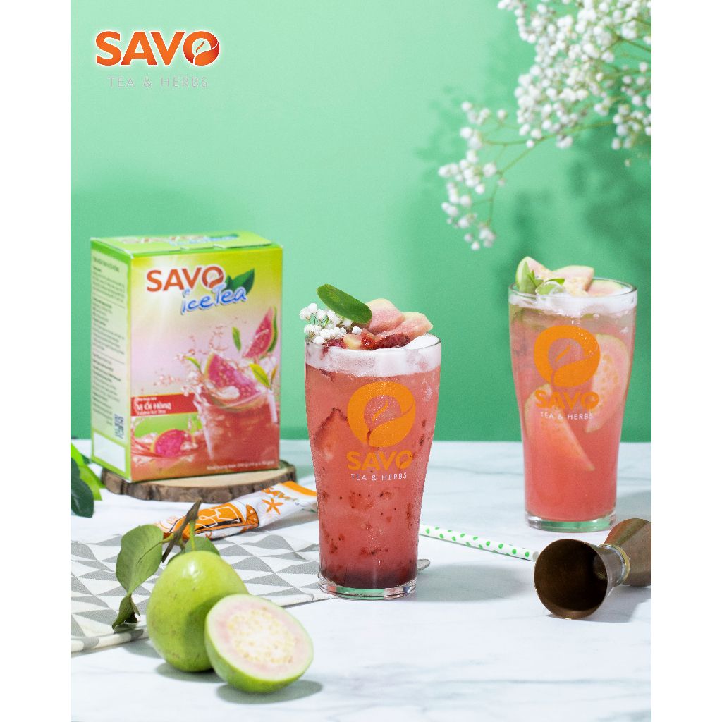  Trà SAVO Iced Tea Ổi Hồng 