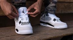 Air Jordan 4 Retro Military Black 408452 111