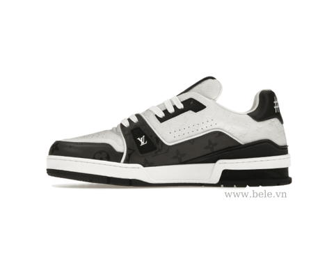 LV Trainer Sneaker #54 Black White 1AANEG