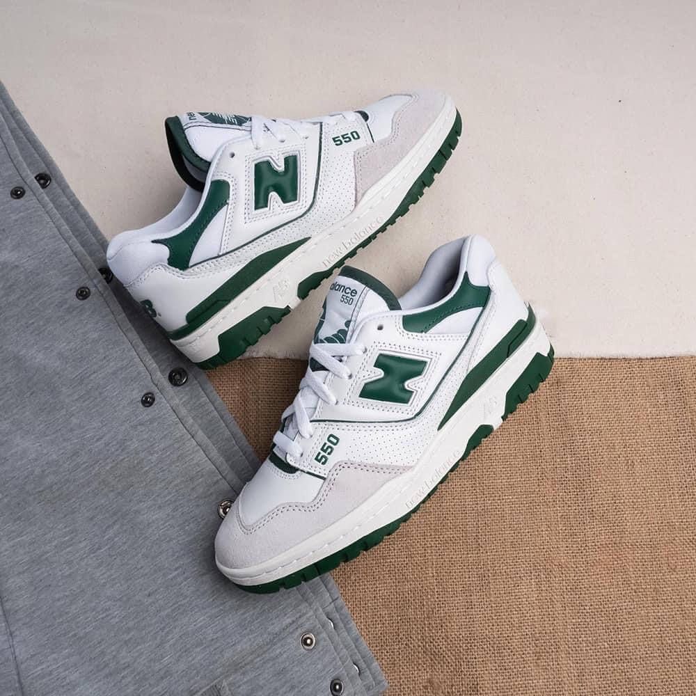 New Balance 550 White Green BB550WT1