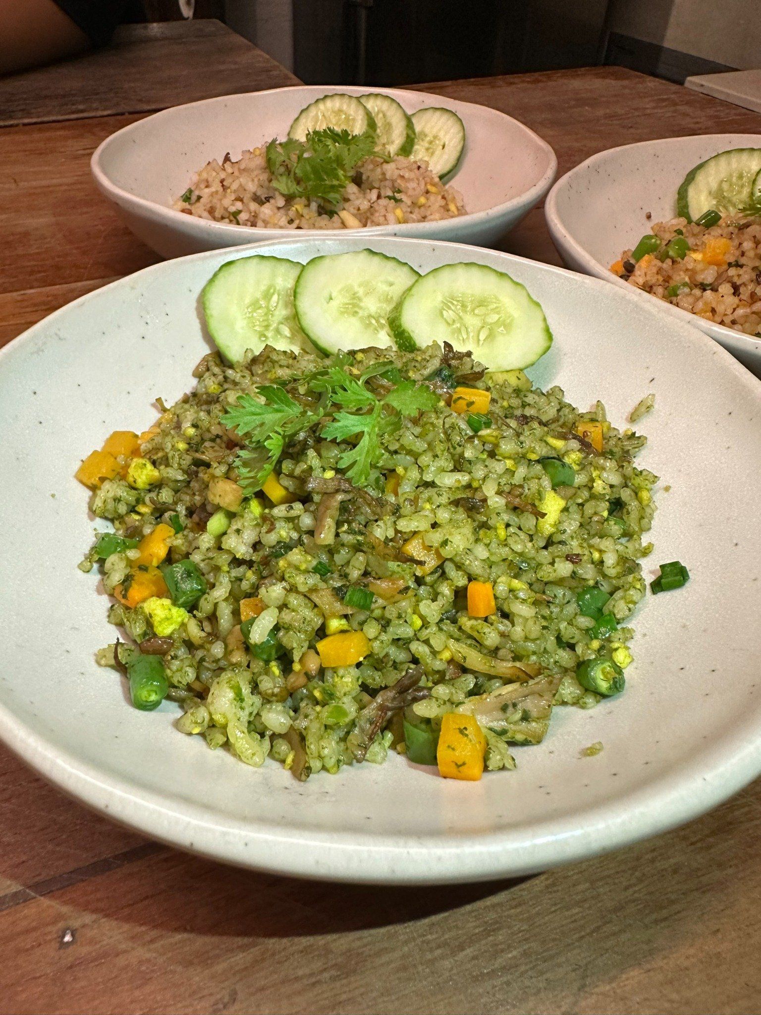 FRIED NUTRITIONAL MIXED BROWN RICE WITH BETEL LEAVES
