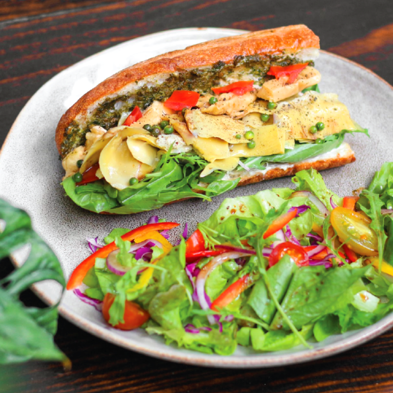ARTICHOKE CHEESE BAGUETTE