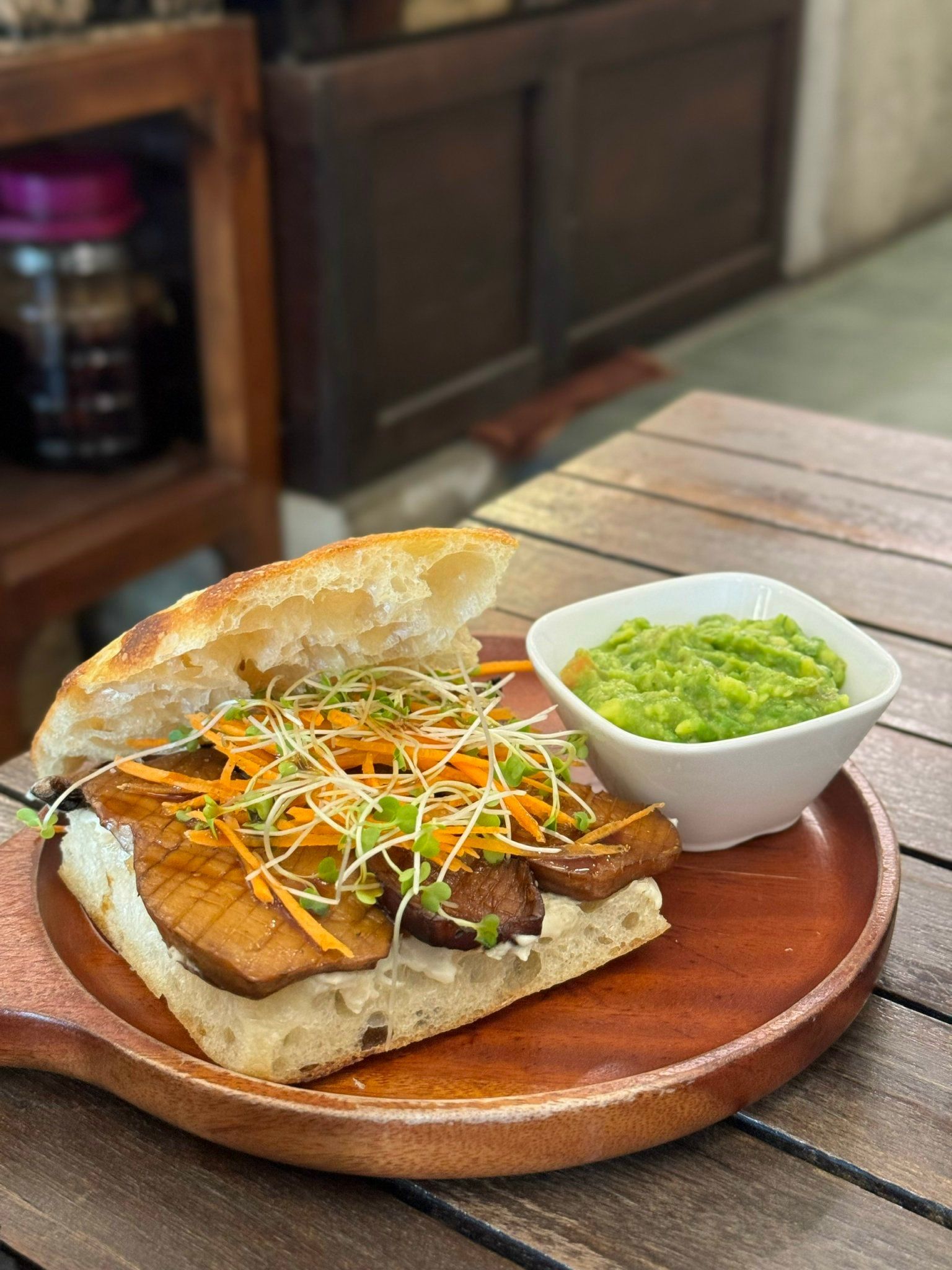 AVO-MUSHROOM SOURDOUGH FOCACCIA