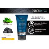 Gel rửa mặt detox than hoạt tính Cool Men Detox Carbon 150ml