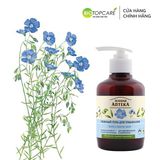 Gel rửa mặt Zelenaya Apteka lô hội và dầu hạt lanh dành cho da khô và da nhạy cảm 270ml