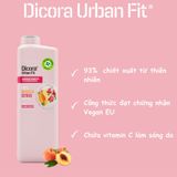 Sữa tắm Vitamin C Cam quýt & Đào Dicora Urban Fit 750ml