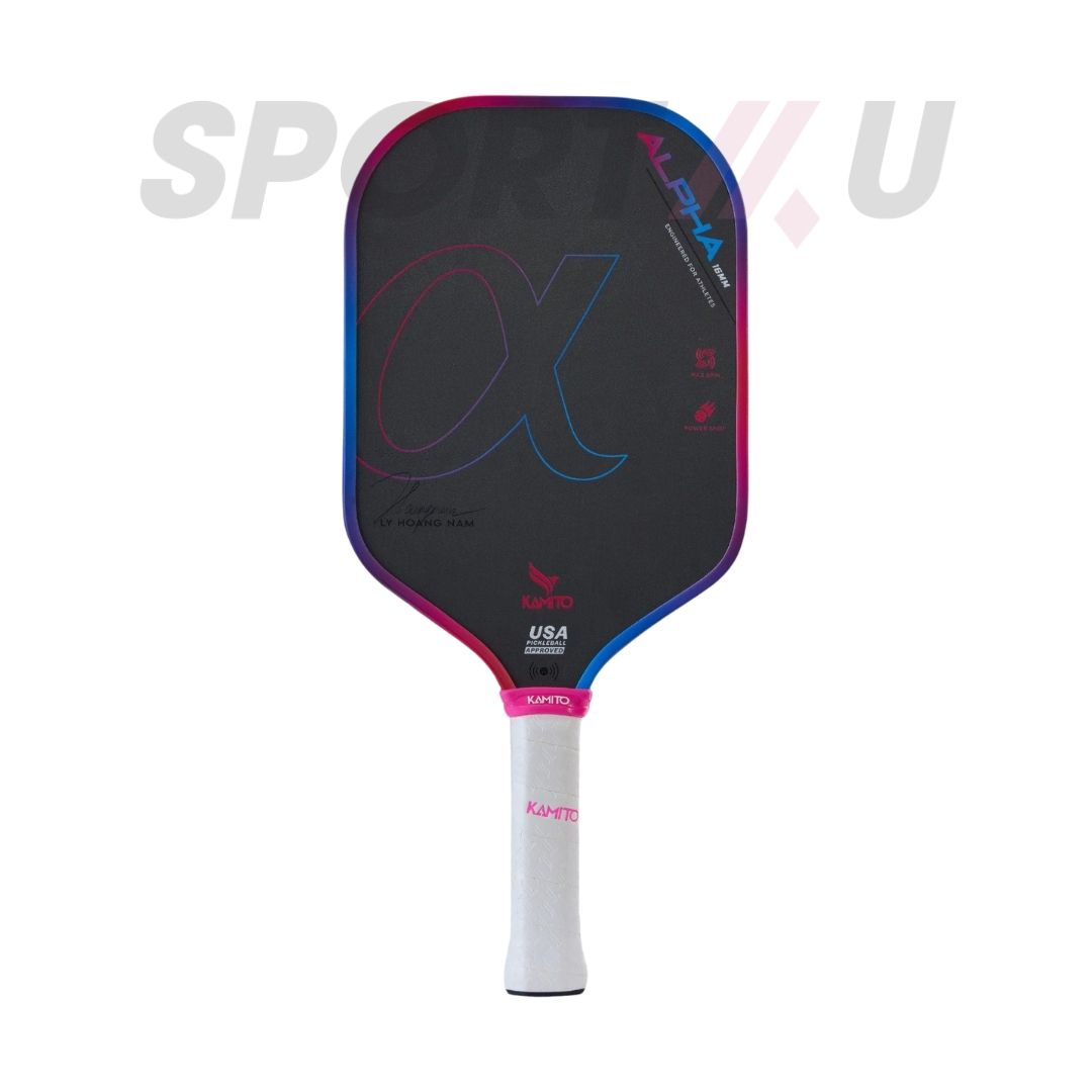 Vợt Pickleball Kamito Alpha (16mm) - Đỏ Tím/Xanh Lam