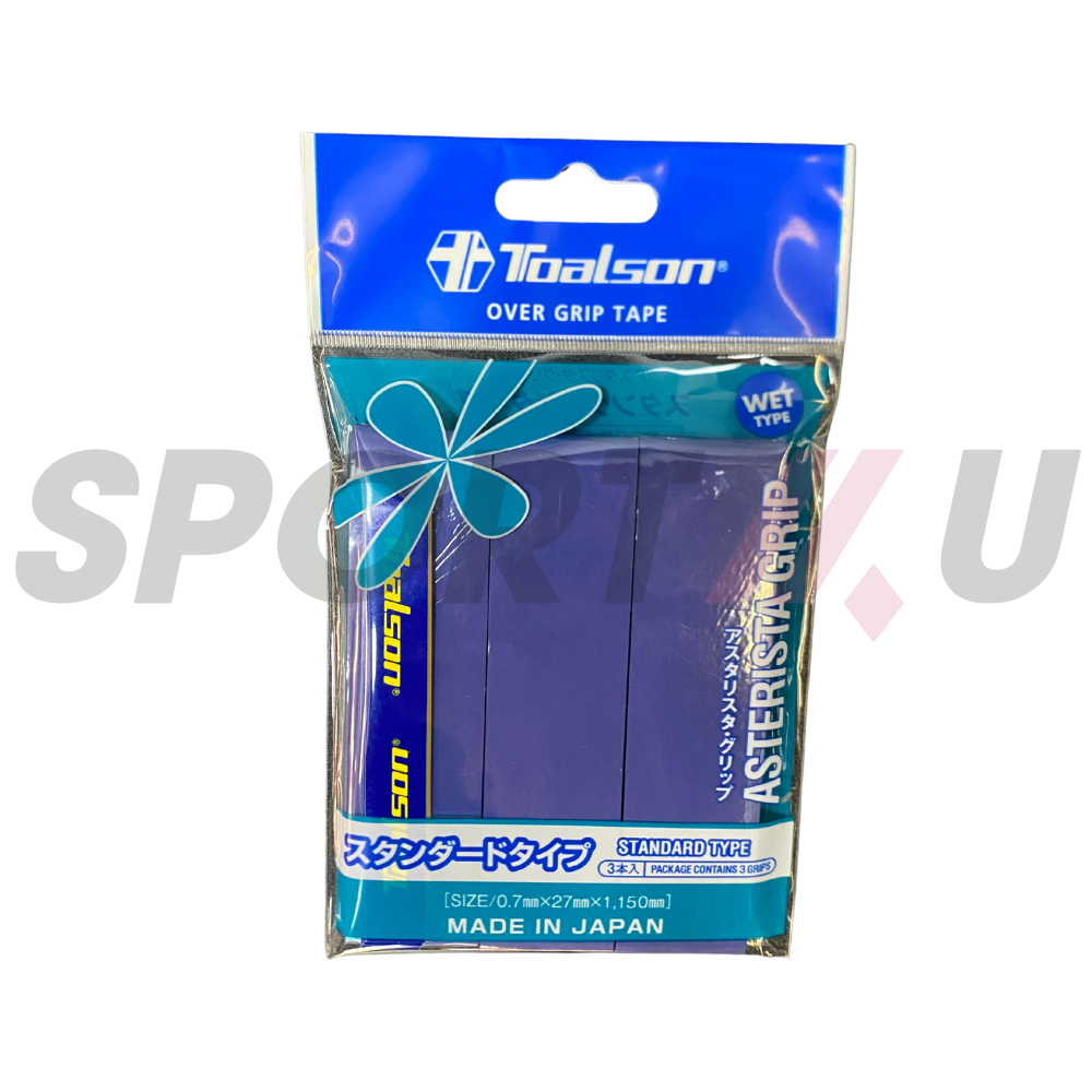 Quấn Cán Vợt Cầu Lông Toalson Da Atster (Không Lỗ) Xanh Dương