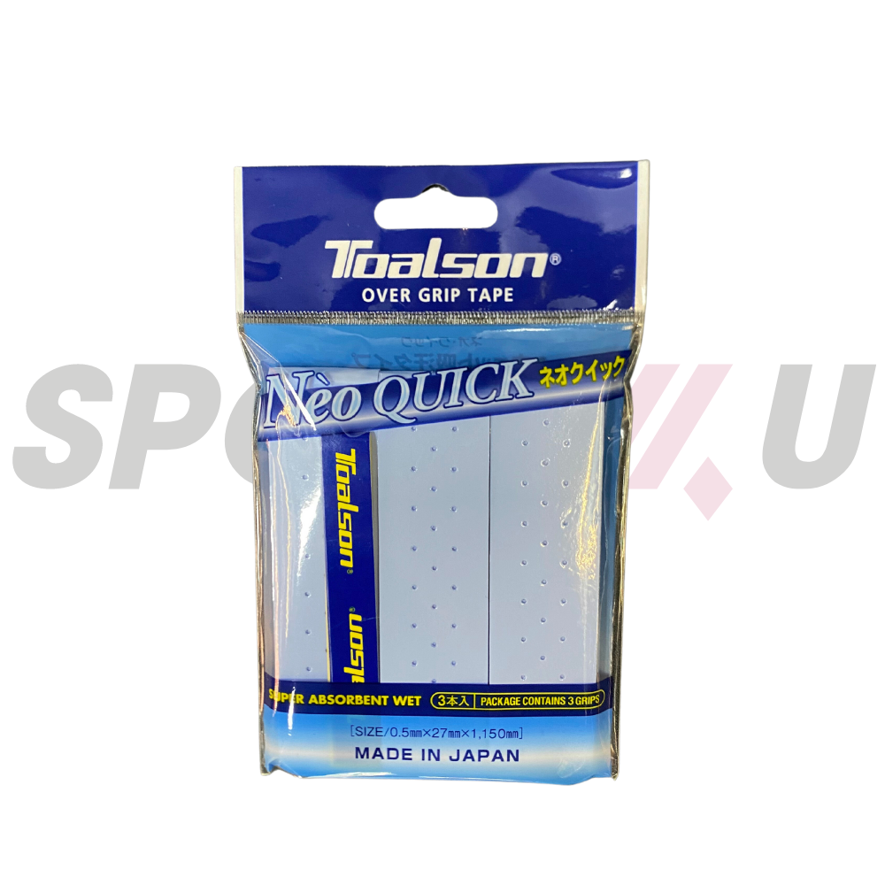 Quấn Cán Vợt Cầu Lông Toalson Da Neo Quick (Có Lỗ) Xanh Ngọc