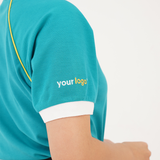 Đồng phục polo phối vai