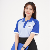 Đồng phục polo phối vai Xanh - Thiên Thanh