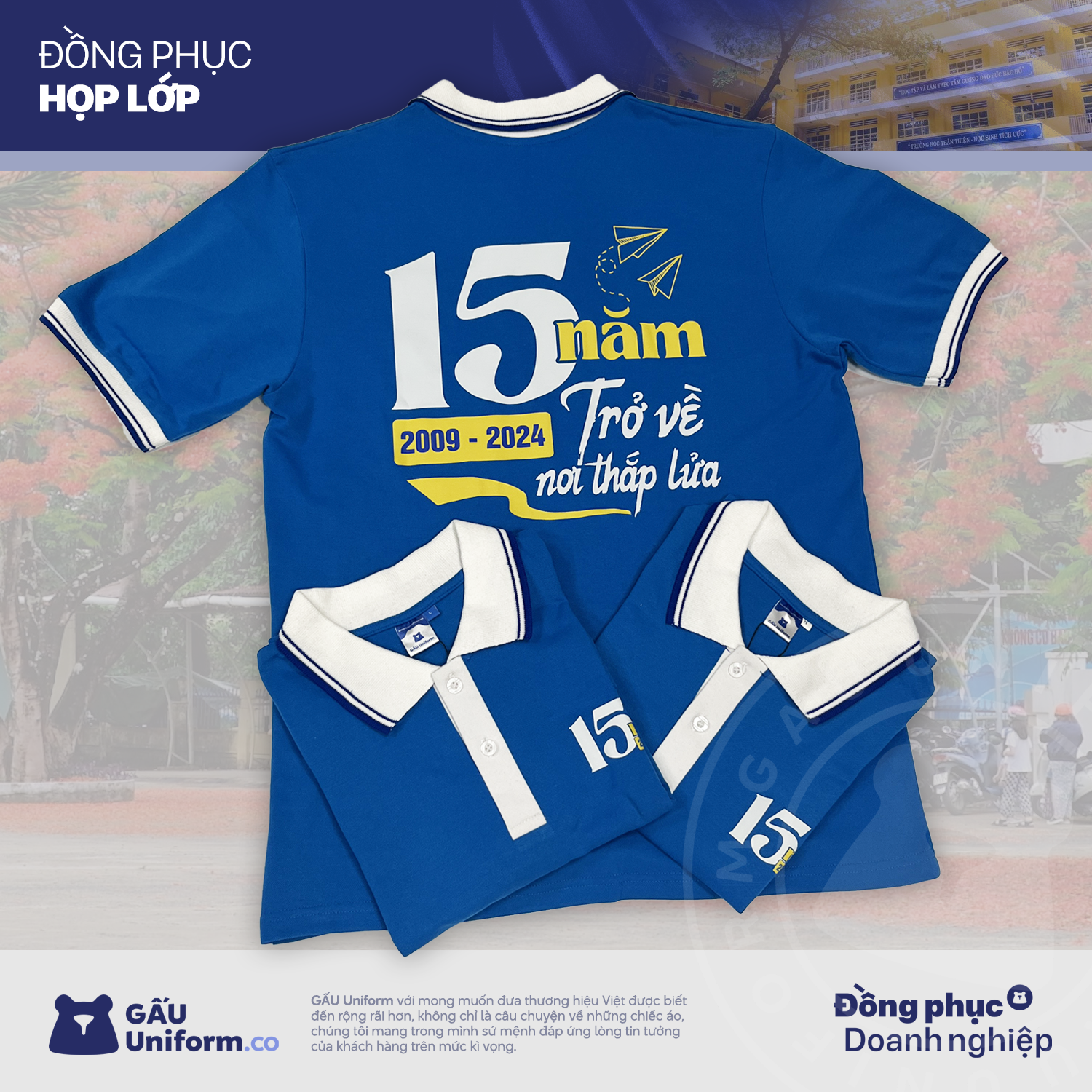 Áo Thun Họp Lớp 15 Năm