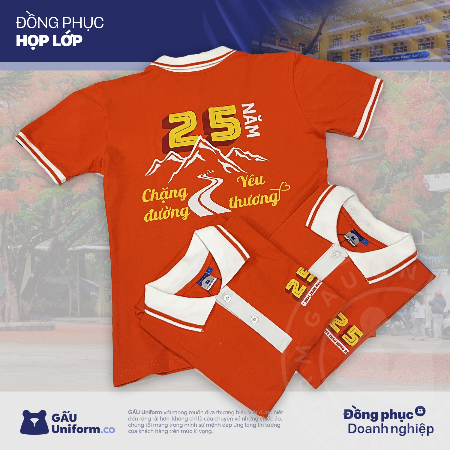 Áo Thun Họp Lớp 25 Năm