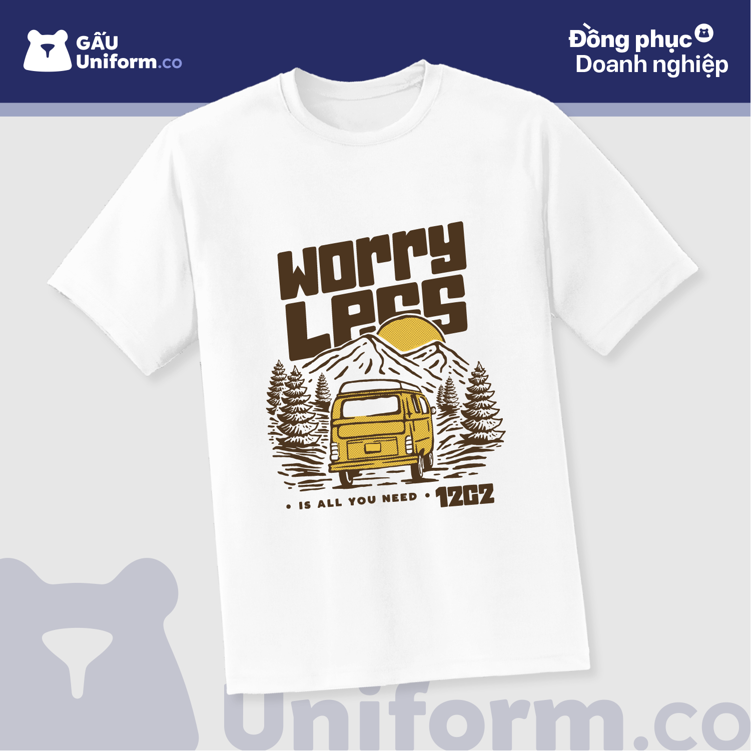 Áo Thun Du Lịch "Worry Less"