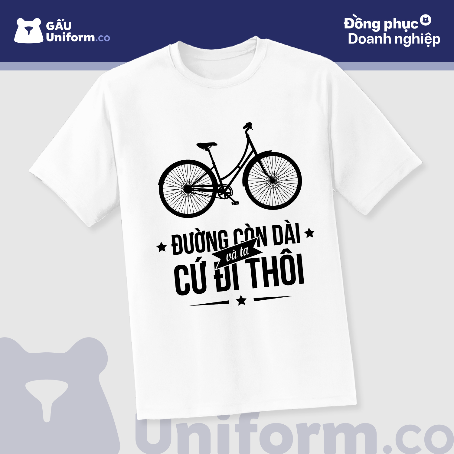 Áo Thun Du Lịch "Cứ Đi Thôi"