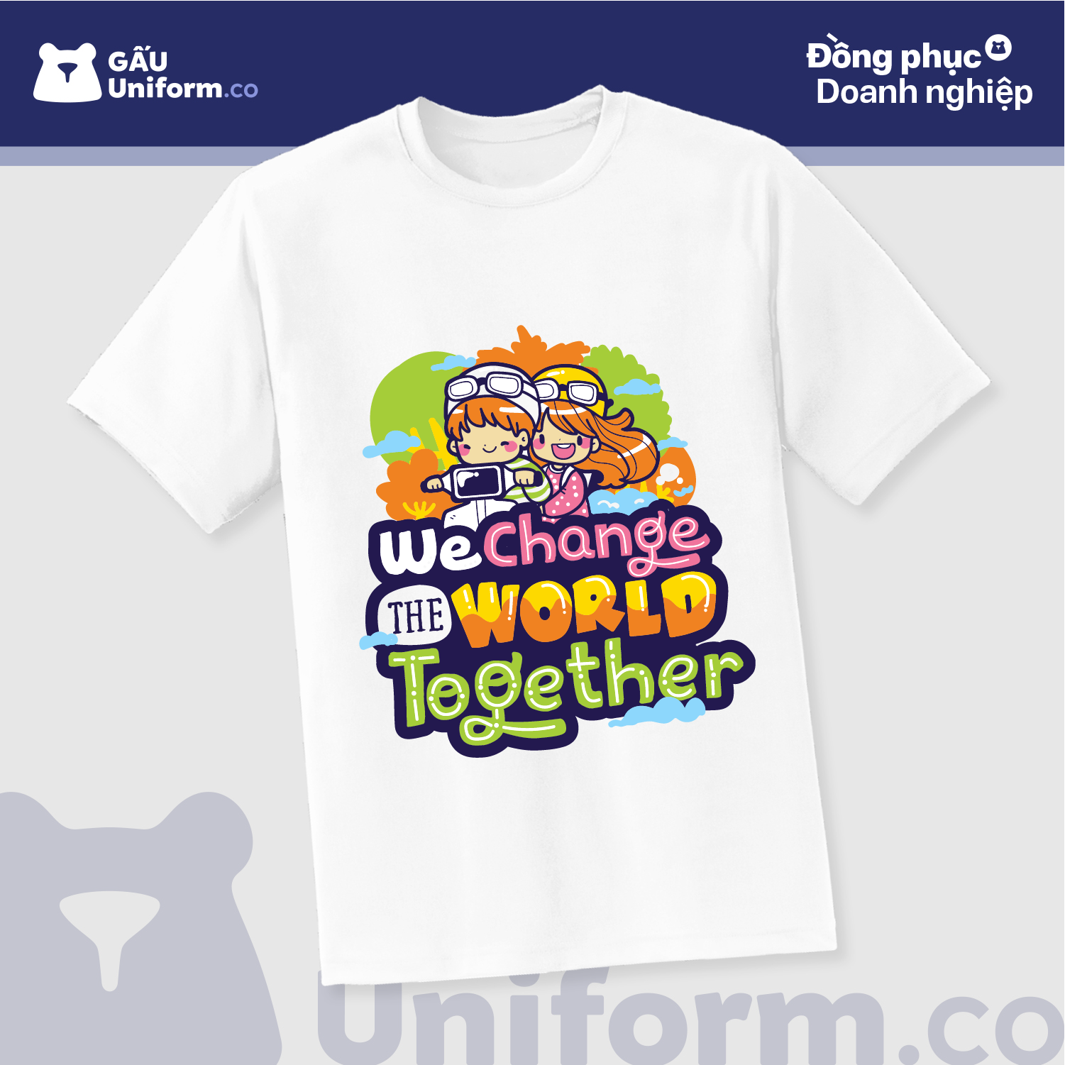 Áo Thun Du Lịch "Change The World"
