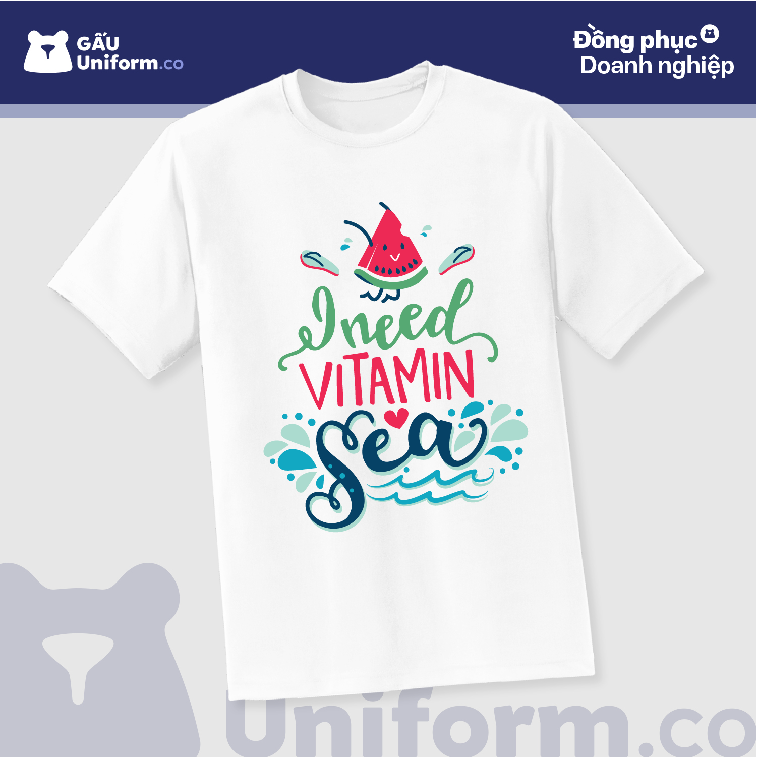 Áo Thun Du Lịch "Vitamin Sea"