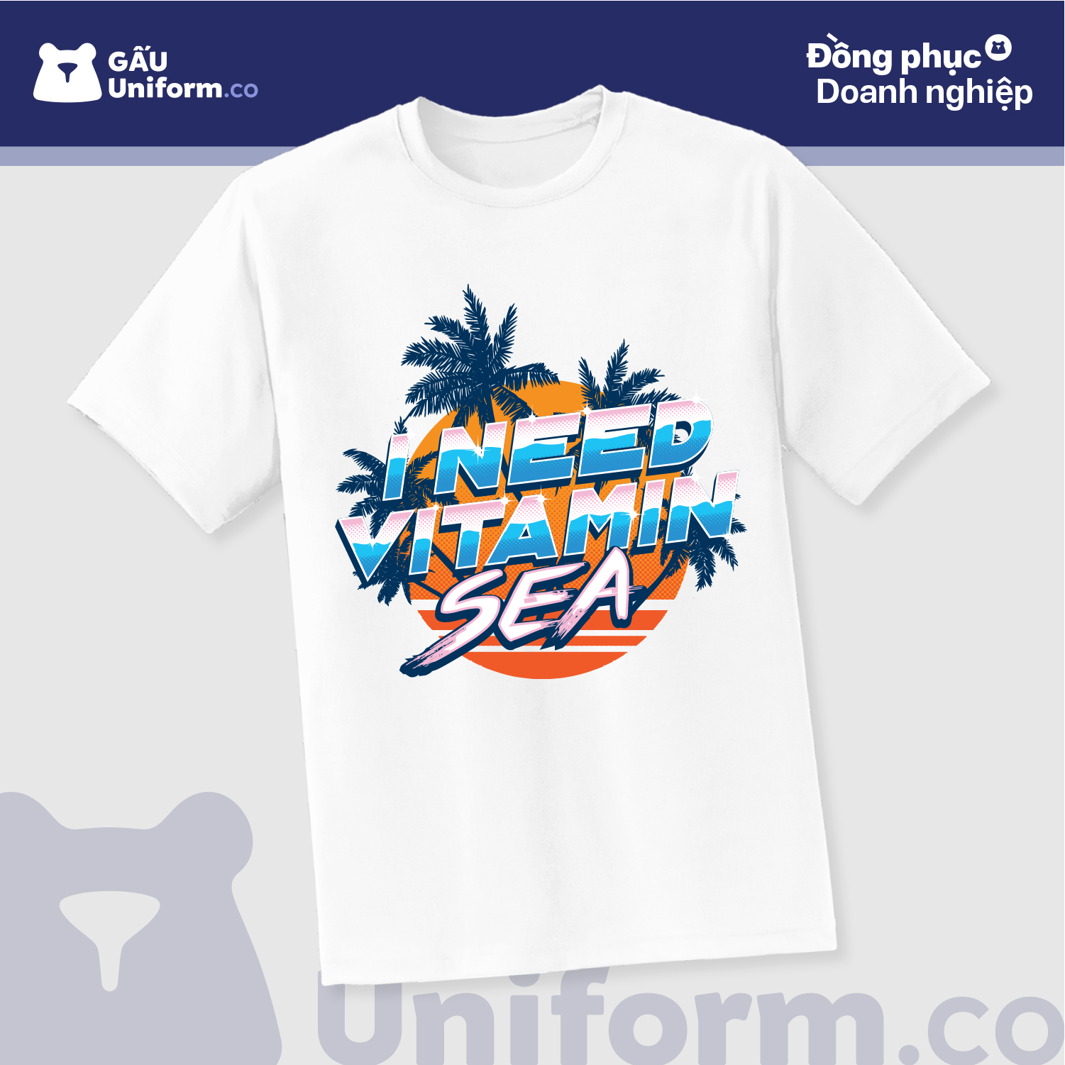 Áo Thun Du Lịch "Vitamin Sea"
