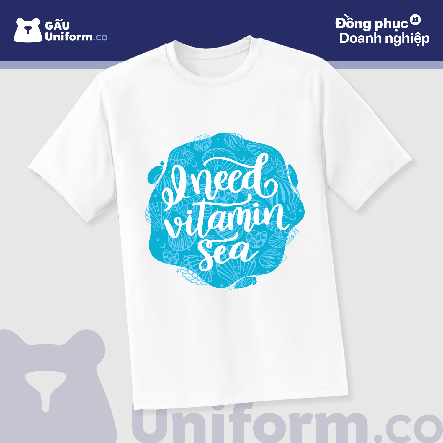 Áo Thun Du Lịch "Vitamin Sea"