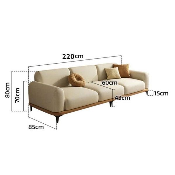 Sofa da giá rẻ Portici