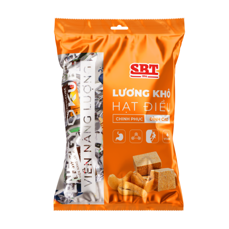 Lương khô Mini vị Hạt Điều gói 500g