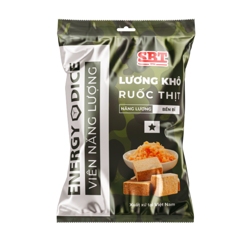  Lương khô Mini vị Ruốc Thịt gói 500g 