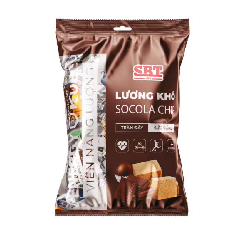 Lương khô Mini vị Socola gói 500g