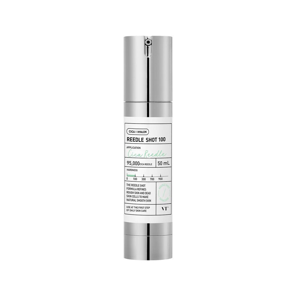 Kem Dưỡng Vi Kim Tái Tạo Và Căng Bóng Da VT Reedle Shot 100 Dành Cho Da Mụn, Xỉn Màu 50ml (Tách set no box)