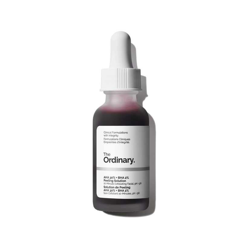 Tinh Chất Tẩy Tế Bào Chết Hoá Học The Ordinary AHA 30% + BHA 2% Peeling Solution 30ml