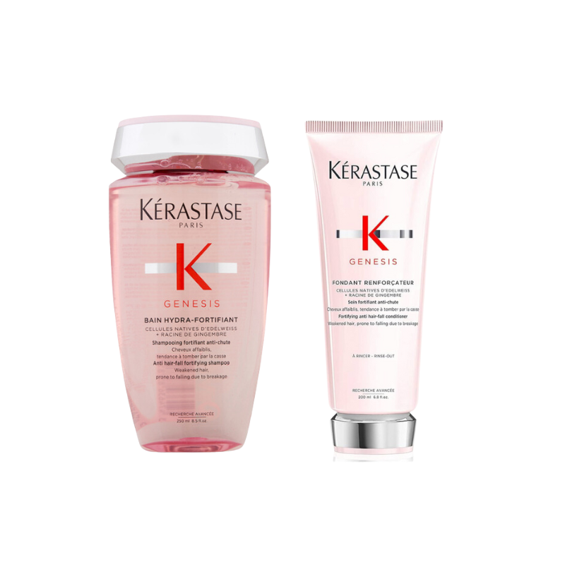 Cặp Gội Xả Kérastase Genesis Ngăn Ngừa Tóc Gãy Rụng (Dầu Gội 250ML & Dầu Xả 200ML)