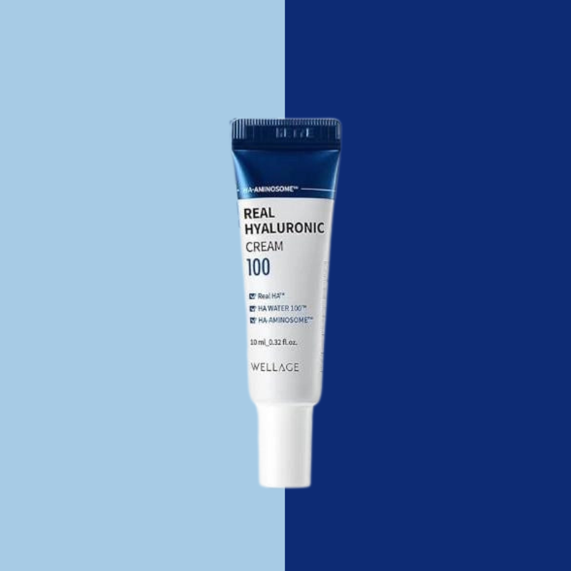 Kem Dưỡng Ẩm Wellage Real Hyaluronic 100 Cream Làm Dịu, Phục Hồi Da 10ml ( Tách Set No Box )