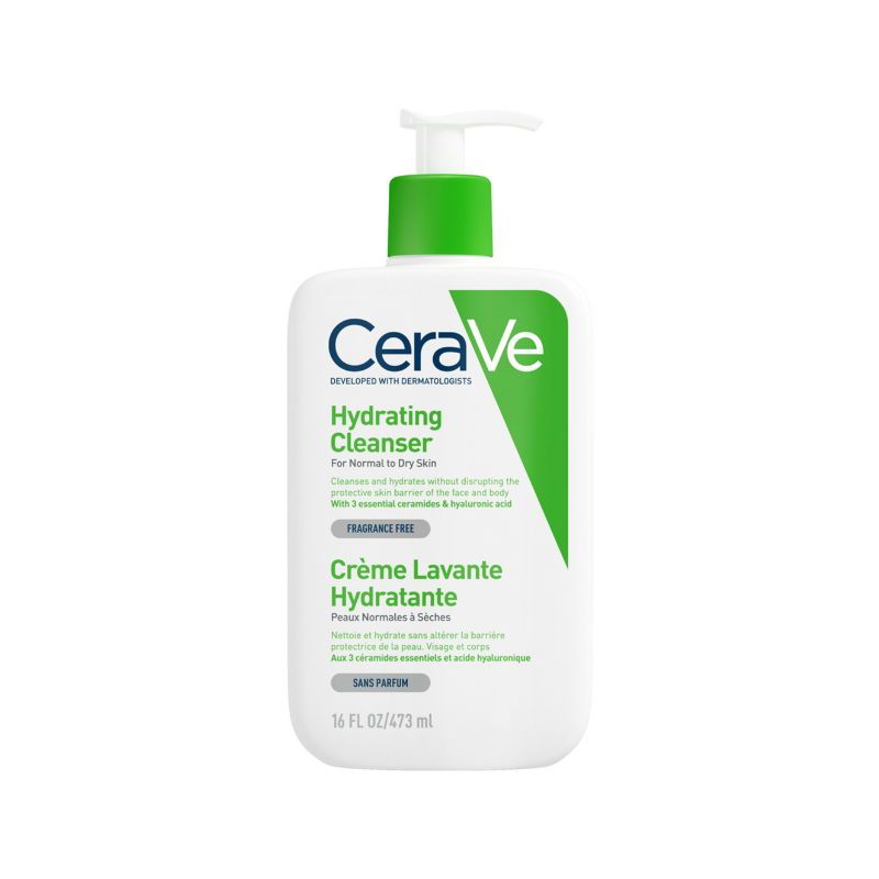 Sữa Rửa Mặt Cho Da Khô CeraVe Hydrating Cleanser 473ml bản Pháp