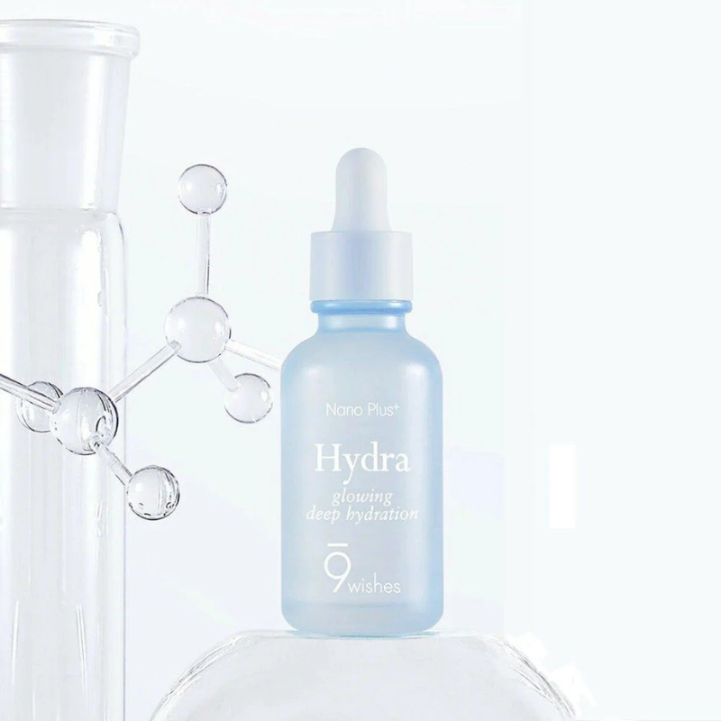 Serum Cấp Ẩm & Căng Bóng 9Wishes Hydra Glowing Deep Hydration Nano Plus 30ml