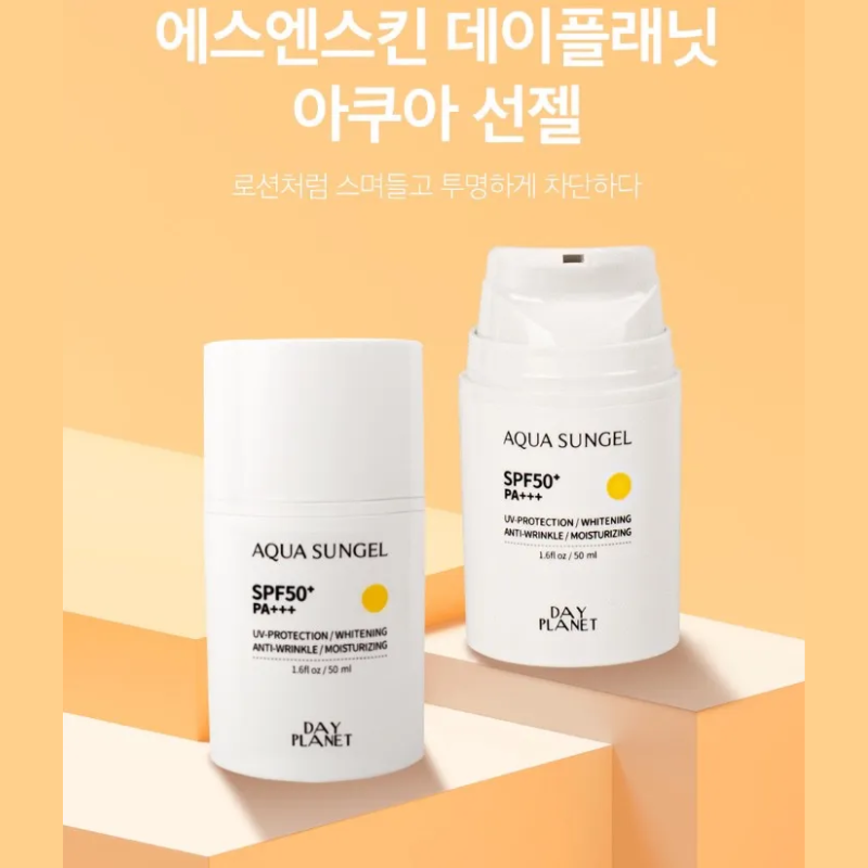 Kem Chống Nắng Tế Bào Gốc SN-T Day Planet Aqua Sungel SPF50+ PA+++ Cấp Ẩm Làm Dịu Da Dành Cho Da Dầu Mụn 50ml