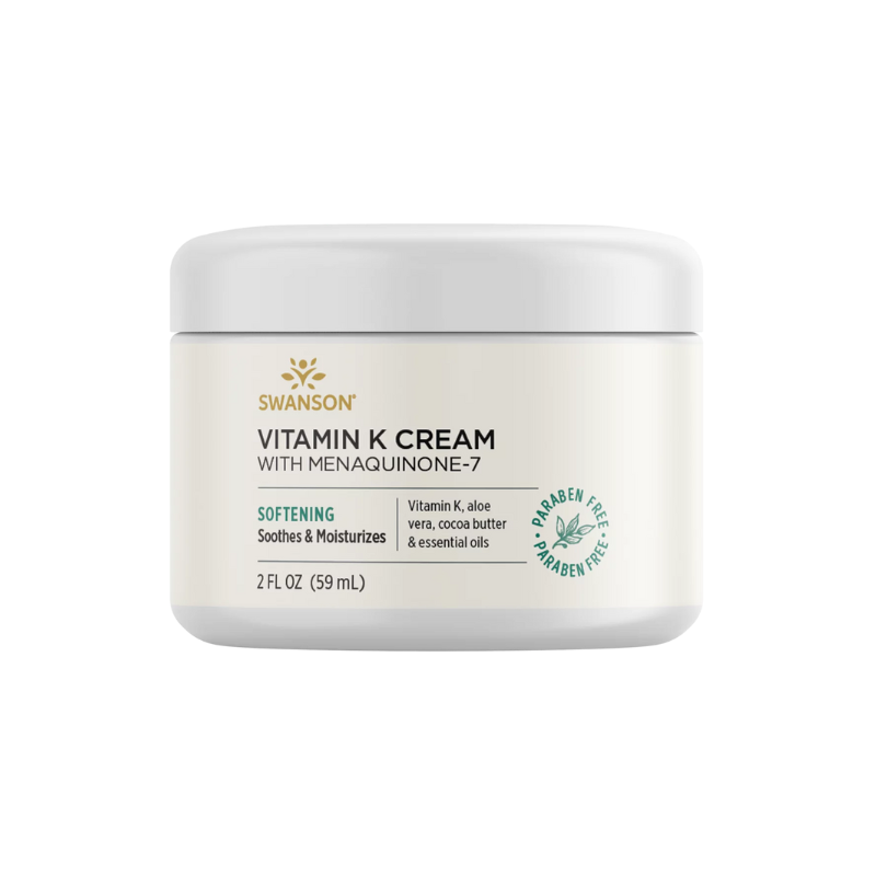 Kem Dưỡng Swanson Vitamin K Phục Hồi Cho Da Mỏng Yếu, Da Nhiễm Corticoid 59ml ( Hàng Mỹ )