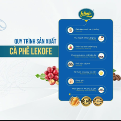 Cà phê Lekofe phin giấy hộp 10 gói ( 140g )