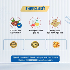 Cà phê Lekofe phin giấy hộp 10 gói ( 140g )