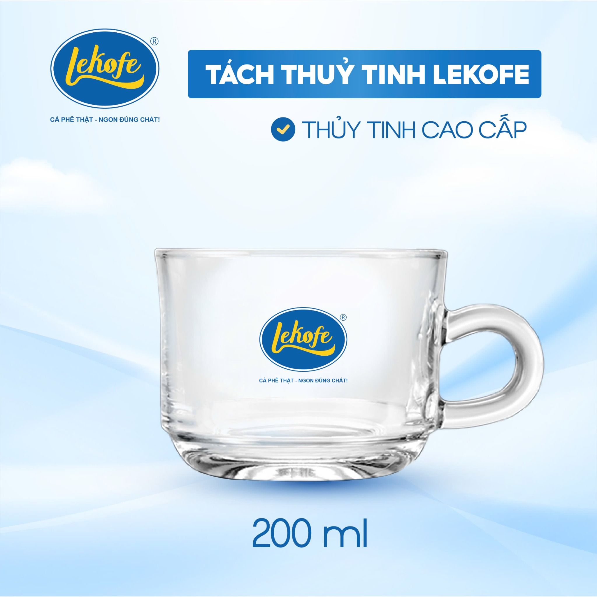 Tách Thủy Tinh Lekofe