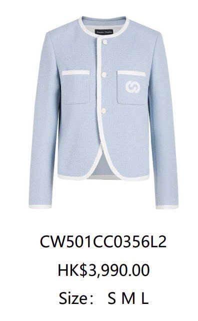 Áo tweed xanh - viền trắng