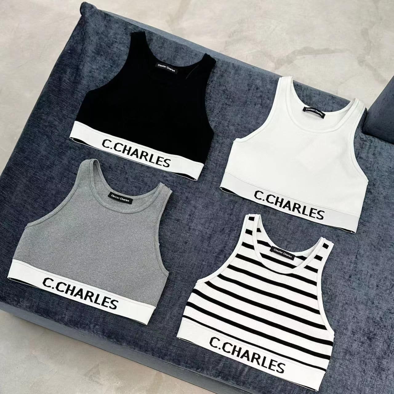 Tanktop chữ CC