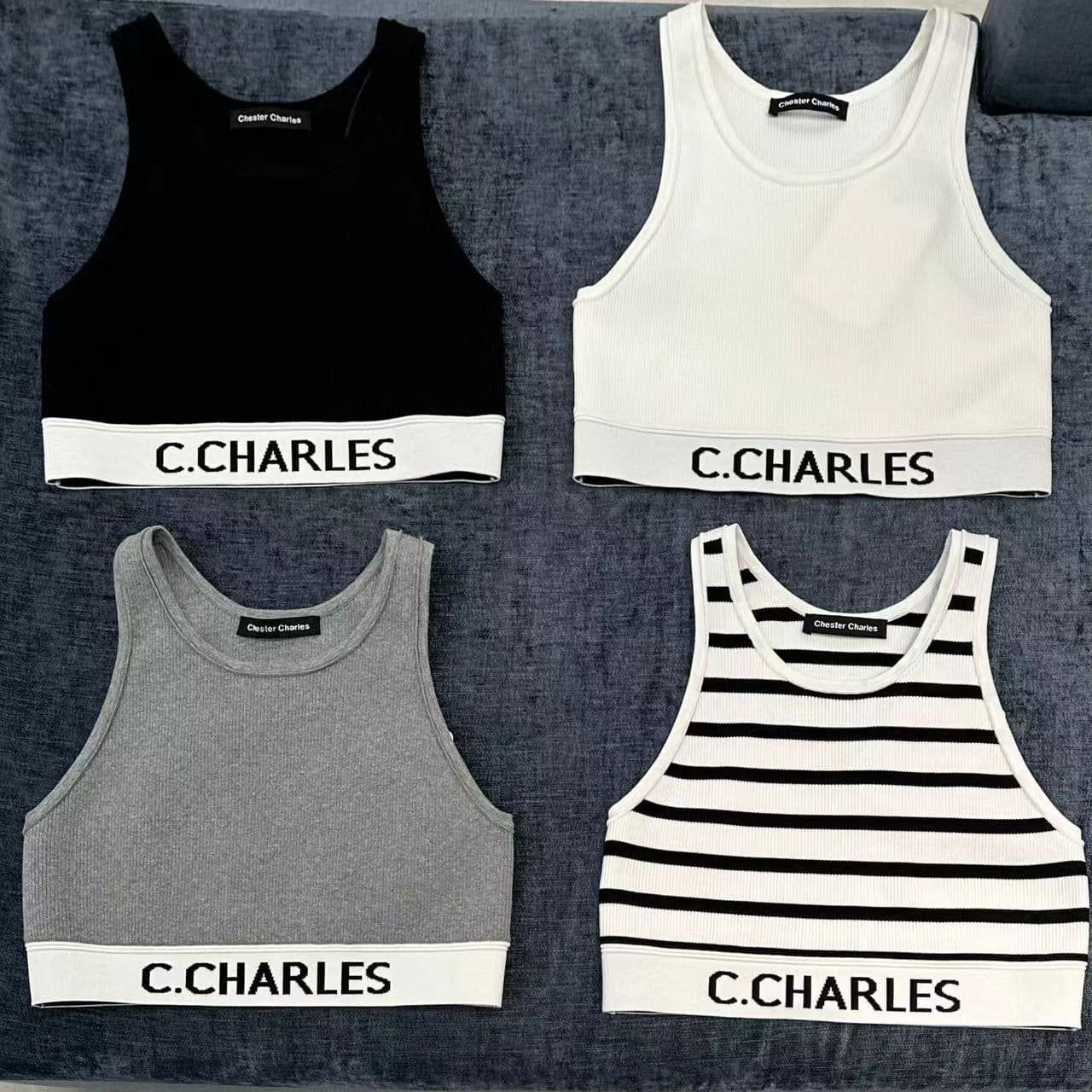 Tanktop chữ CC