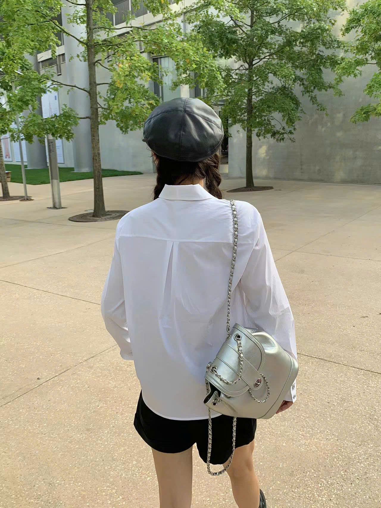 Sơ mi thắt cà vạt nữ