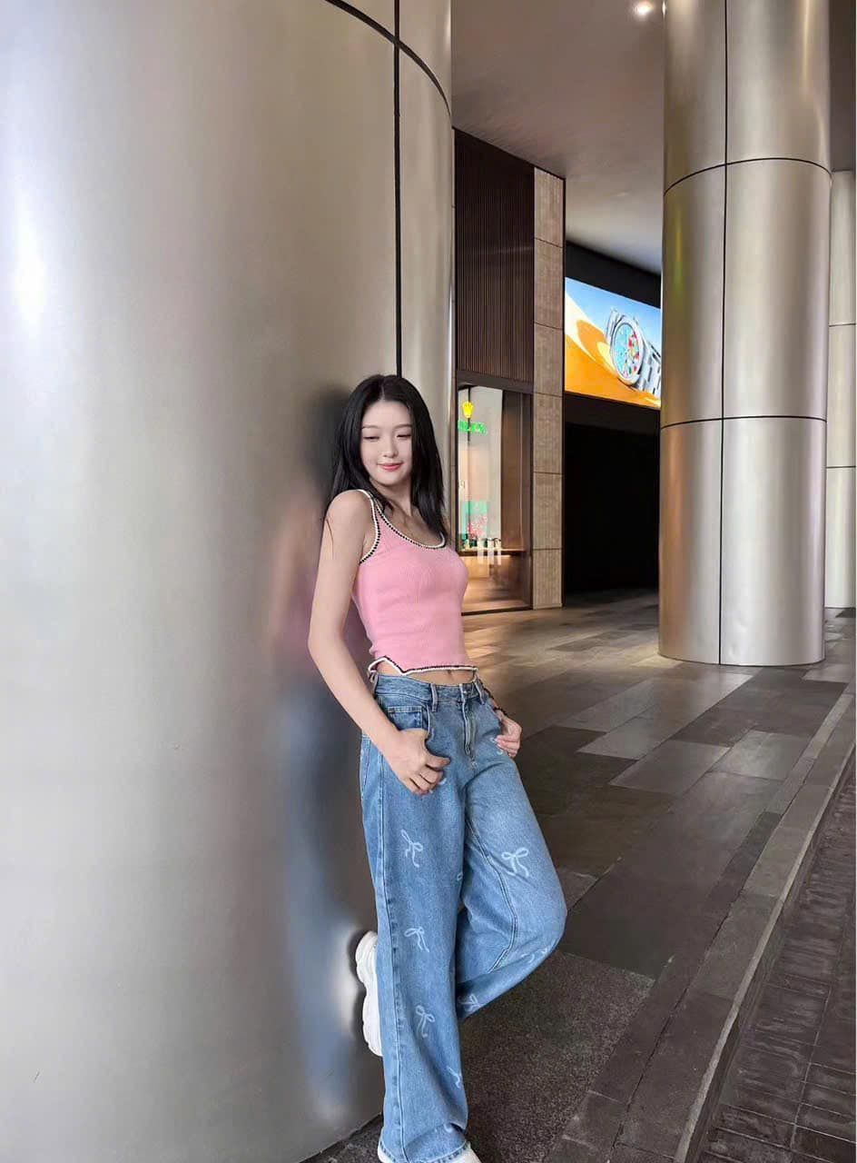 Quần Jean nơ