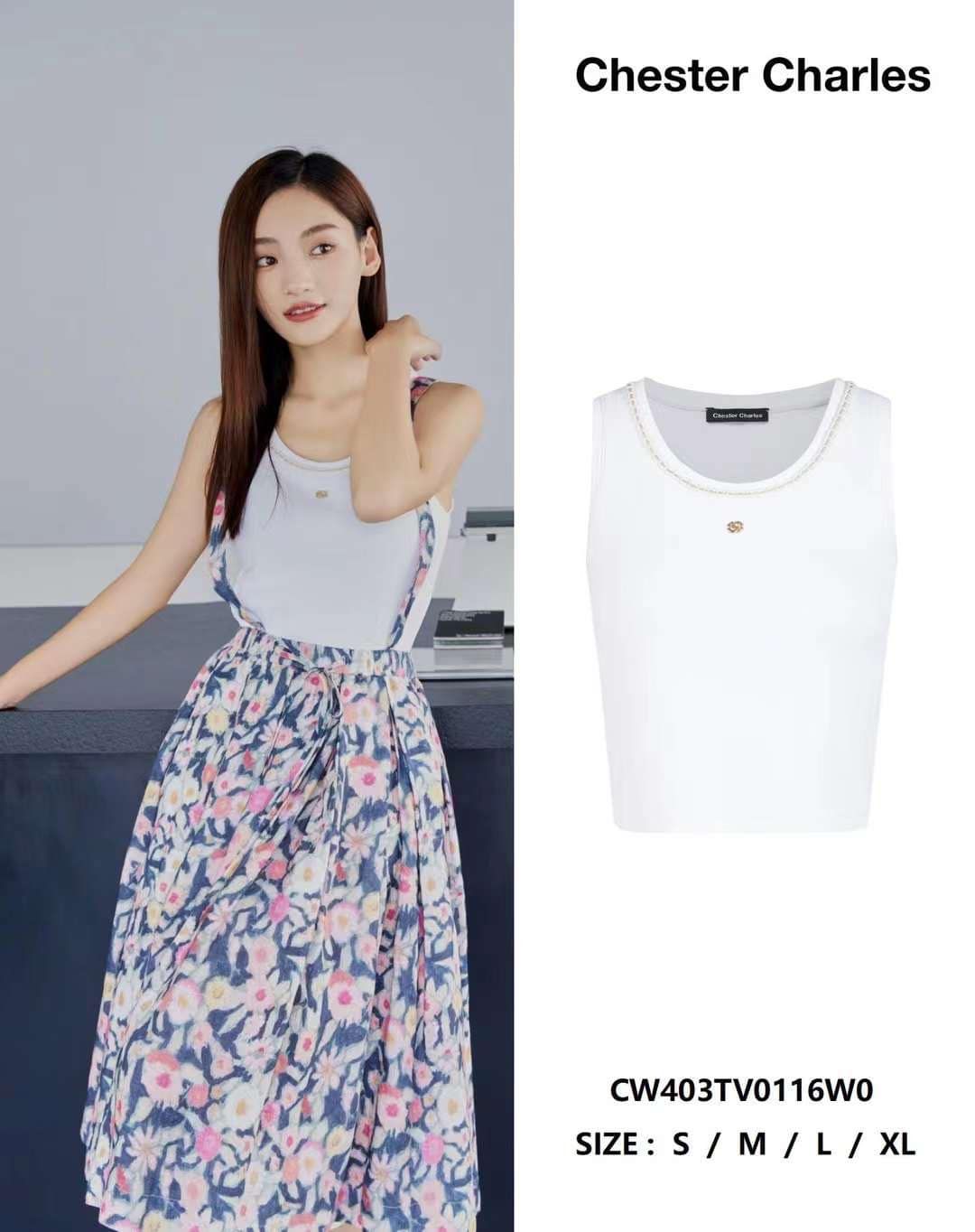 Áo tank top, viền ren