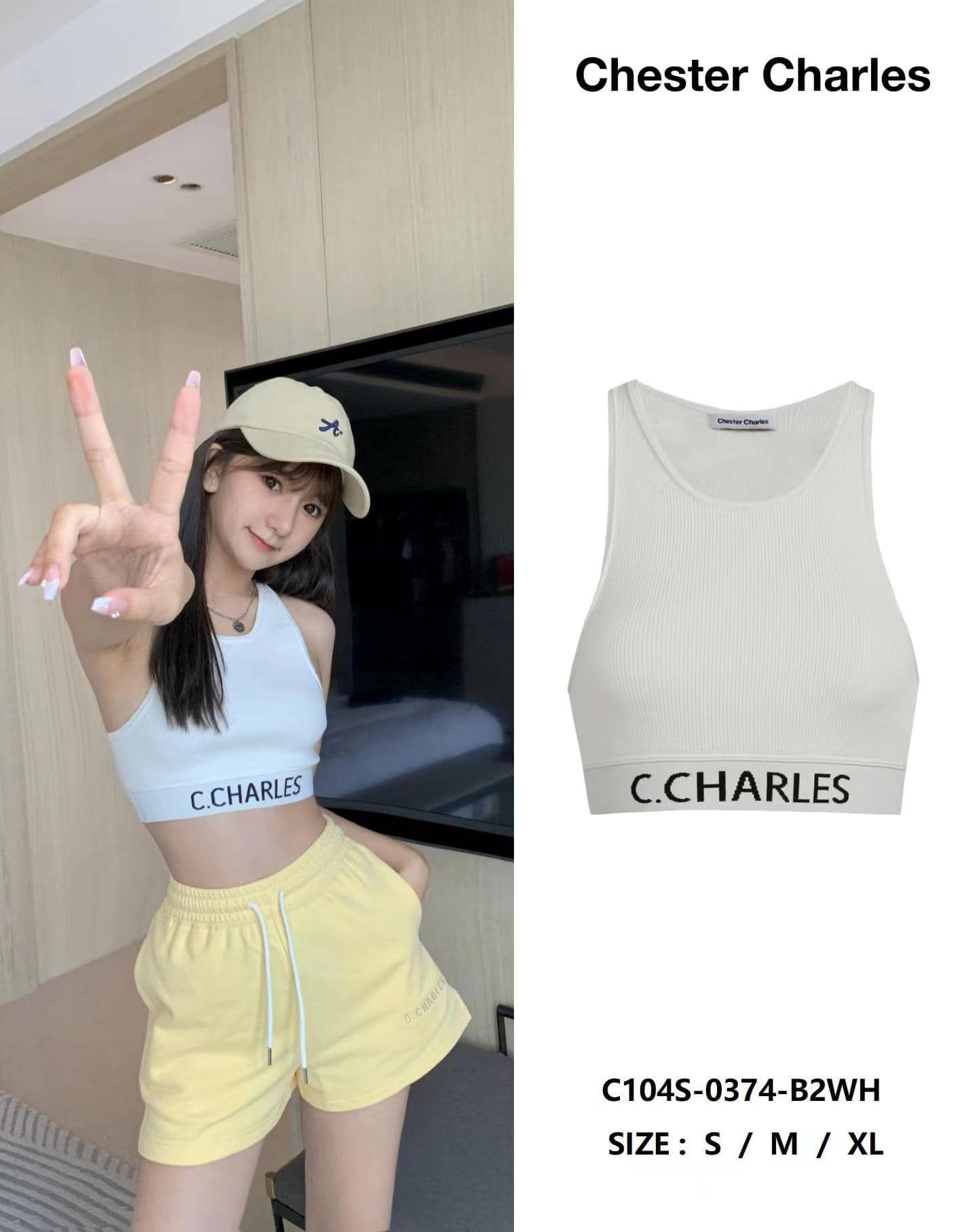Áo tank top croptop trắng