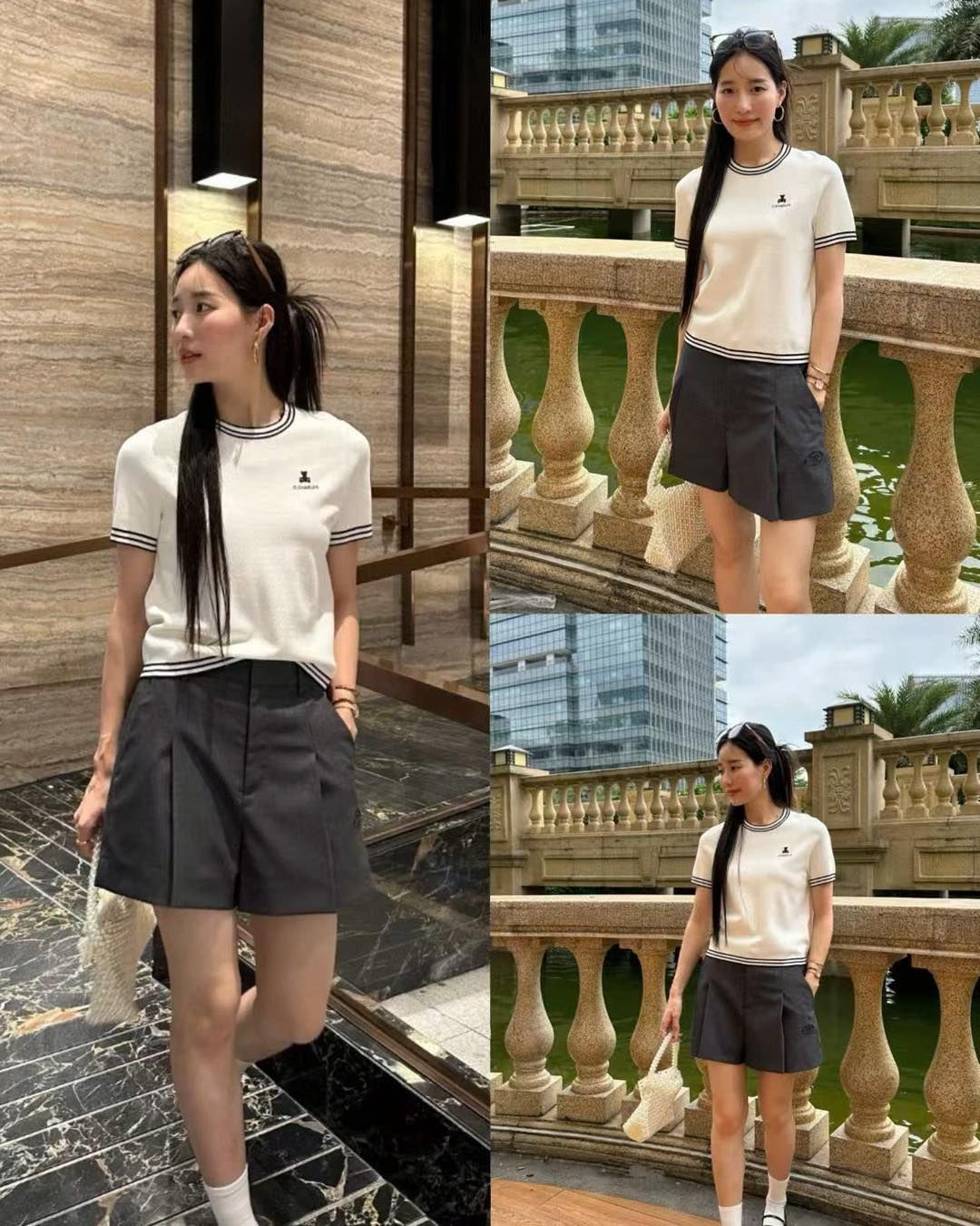 Sooc vải màu ghi new ss25