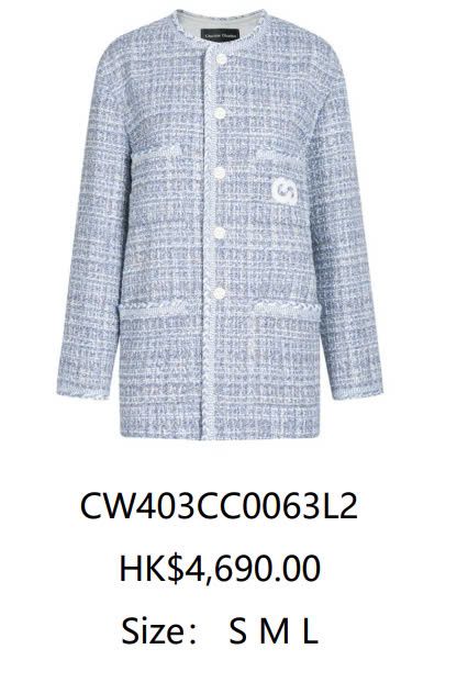 Áo dạ tweed xanh 4 túi